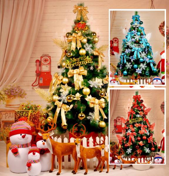 クリスマスツリー★180cm★飾り付き★金色系★今年最後の１本