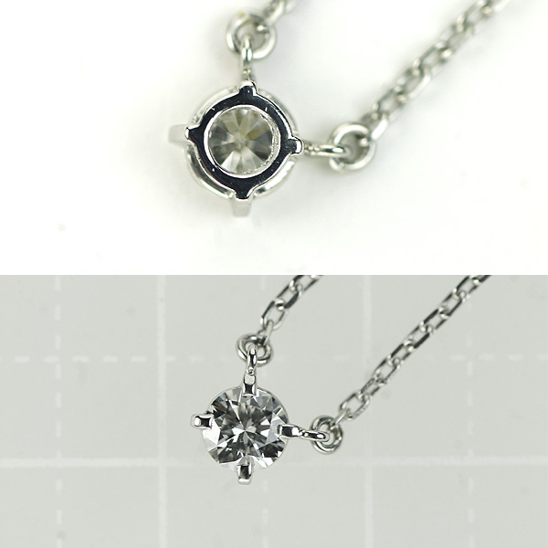 プラチナネックレスヘッド ダイヤモンド 0.24ct pt900