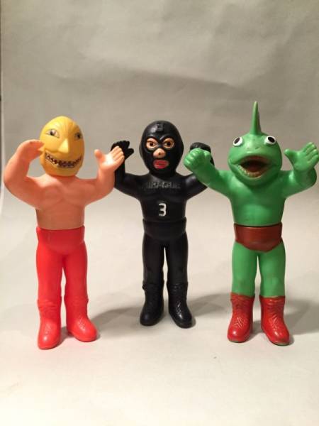  タイガーマスク ソフビ3体 ミラクル3 ピラニアン 梶原一騎(ソフビ)｜売買されたオークション情報、yahooの商品情報をアーカイブ公開 - オークファン ソフビ