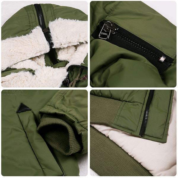 DIG REEN 8269 フライトジャケット ミリタリージャケットKHAKI M
