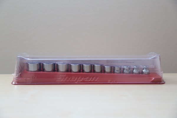 スナップオン 3/8インチサイズ セミディープソケットセット