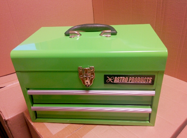 限定カラー:グリーン、コンパクトツールボックス2段ベアリング