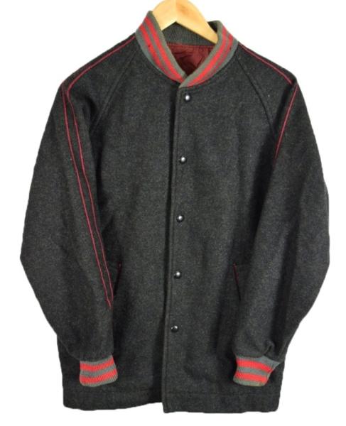 VAN-JAC- ヴァン スタジャン風ジャケット M 濃灰▼ mhj168