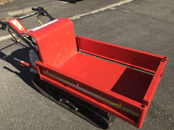 納期要確認クローラー運搬車 美品！クローラー運搬車 軽井技 積載300㎏