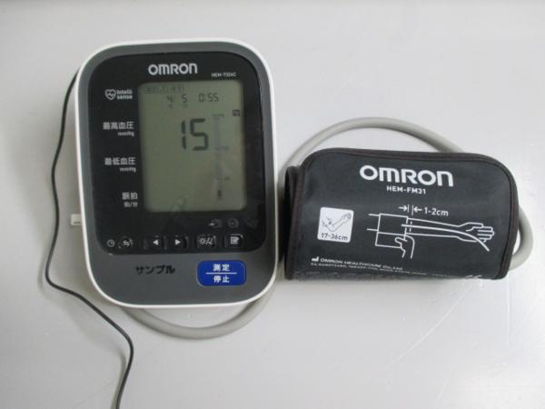 omron オムロン 上腕式血圧計 HEM-7324C サンプル 展示品 f001