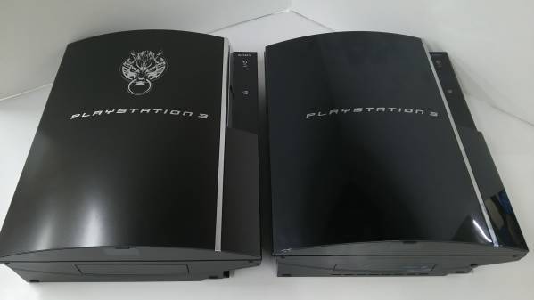 ◎ジャンク!!PS3本体 FFⅦ仕様 クリアブラック 計2台セット◎① クリア