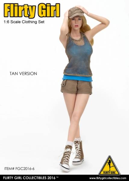 1/6 Flirty Girl FGC2016-6 美人女性 夏セクシーパンツ服