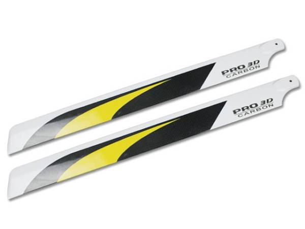PRO 3D 550mm カーボンローターブレード (1セット) T-REX550 (A2