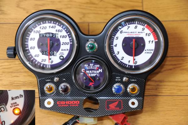 CB1000SF 200km/h カスタムメーター 指針真下化 後期 LED面発光