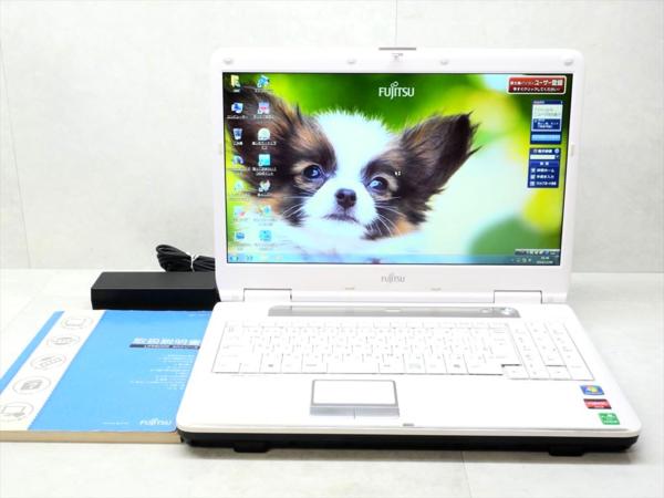 ☆LIFEBOOK AH520/2A☆AthlonII.2.2GHz/4G/320G/Sマルチ/無線☆