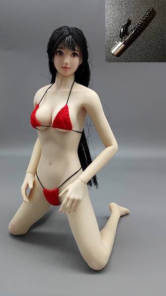 1/6 フィギュア 女性秘部・特別・5点セット マッサージャー付け