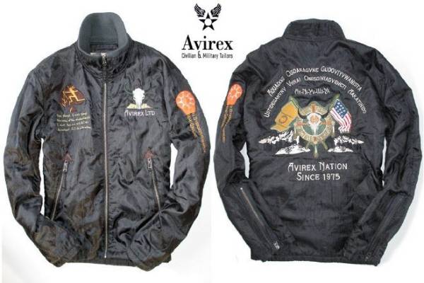 AVIREX LTD アヴィレックス キルティング ジャケット 黒 Lサイズ