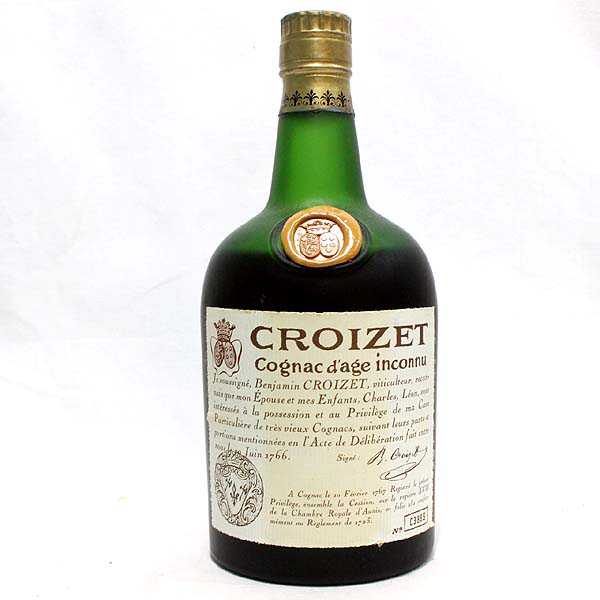 コニャック アンコニュ クロアーゼ アージュ CROIZET - age inconnu