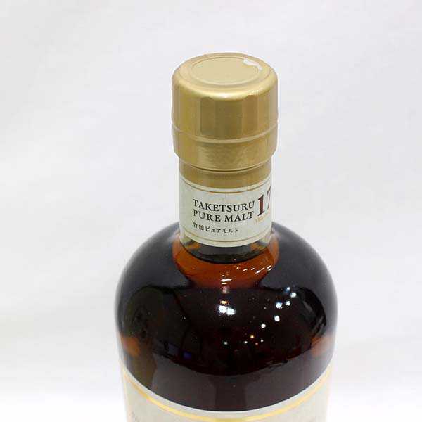 ☆古酒 箱付/NIKKA（ニッカ） 竹鶴 ピュアモルト 17年 O6K2454 ☆古酒