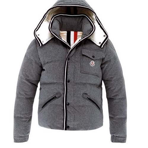 【希少】MONCLER ブランソン ダウンジャケット グレー フード ☆モンクレールメンズダウンBRASONブラソン5(XXL)グレー色