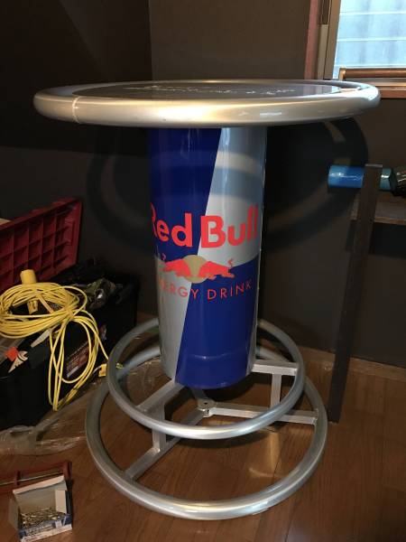 Red Bull エナジードリンク缶デザイン カウンターテーブル非売品 Red Bull Table エナジードリンク缶デザイン カウンターテーブル非売品