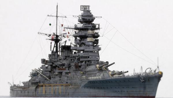 完成品 1 700 戦艦 長門 1945 最終武装強化時 日本 売買されたオークション情報 Yahooの商品情報をアーカイブ公開 オークファン Aucfan Com