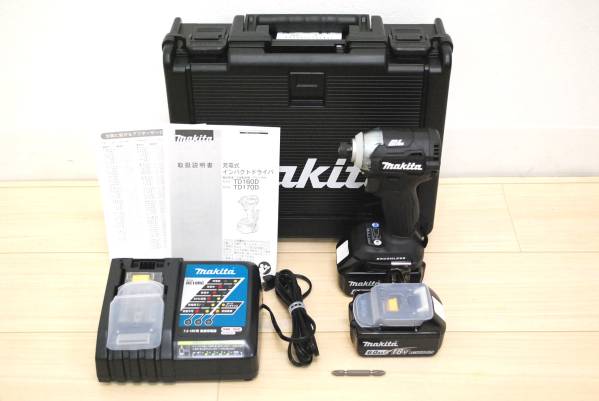 ◎新品!!makita マキタ 18Vインパクトドライバ TD170DRGXB 黒⑰