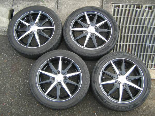 ★ワゴンＲ　社外　14×4.5J 100-4穴 ４本　ラジアルのセット★