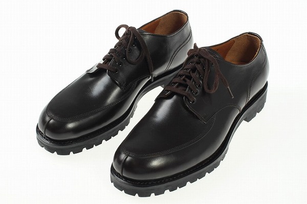 ◆5473◆定3.9万PEGMAN ペグマン新品牛革ビジネスシューズ26.5茶