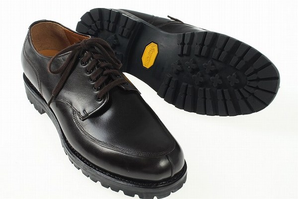 ◆5473◆定3.9万PEGMAN ペグマン新品牛革ビジネスシューズ26.5茶