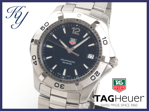 ぐ*ち様 美品 本物 タグホイヤー アクアレーサー WAF1113 ダイバー メ 1円～ 美品 本物 TAGHEUER タグホイヤー アクアレーサー WAF1113