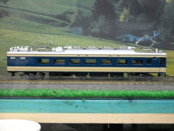 HOゲージのカツミの金属製寝台特急電車モハネ５８０形式