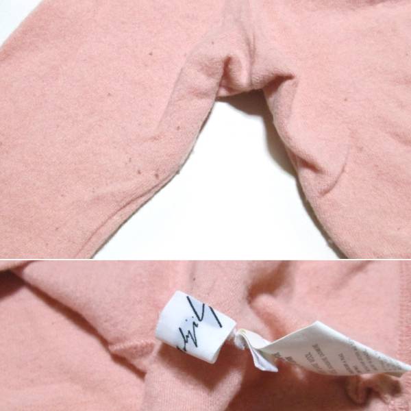 Yohji Yamamoto ヨウジヤマモト 定番 サーモンピンク ニットセーター ★100681 Yamamoto Yohji POUR 2019-20 WINTER FLOWER