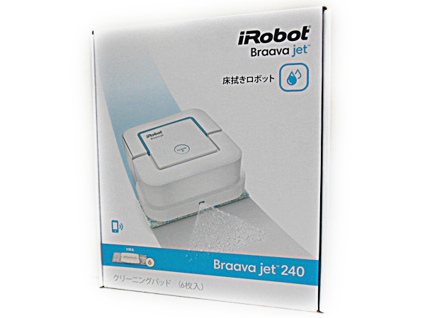 未使用 iRobot Braava jet 240 B240060 床拭きロボット N2220558