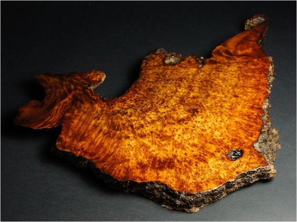 『桜』古い一枚板　天然木　玉杢　花台