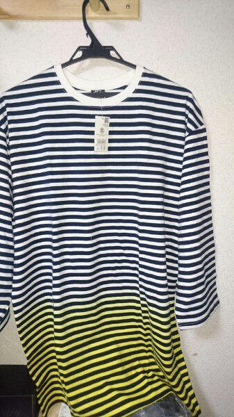 stussy ステューシー 新品 ボーダー ストラップ xl 7部袖 