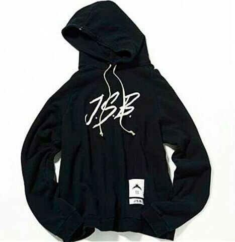 J.S.B パーカー黒 三代目J Soul BrothersパーカーL J.S.B. フーディー