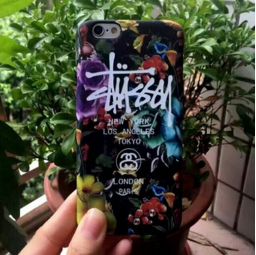 iPhone7 iPhone7Plus ケース Stussy 花柄_1