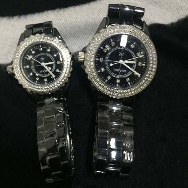 シャネル　ノベルティ　男女２点セット　時計