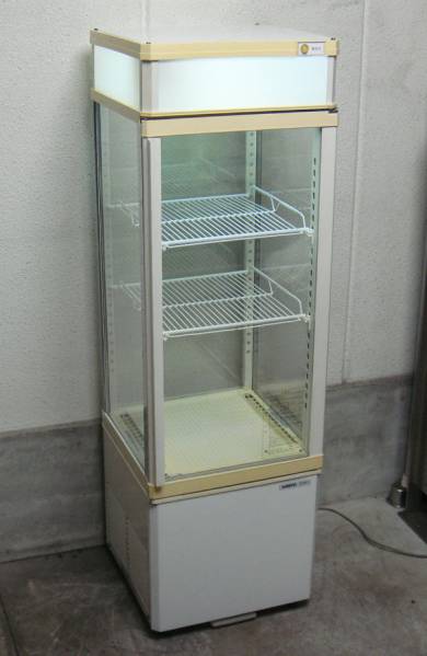 サンヨー 冷蔵ショーケース 93L 中古06年製サンヨー4面ガラス93L冷蔵ショー
