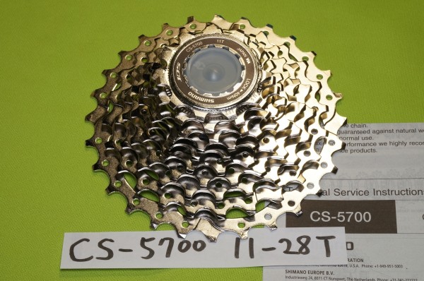 新品スプロケット シマノCS-5700 11-28T　★チェーン同梱可 10
