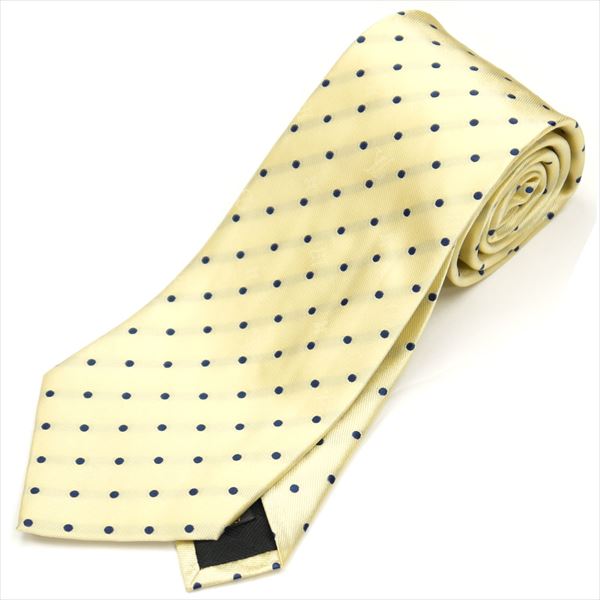 LOUIS VUITTON モノグラム ネクタイ イエロー系 訳有/LOUIS VUITTON/ネクタイ/ドット/イエロー/モノグラム/49393