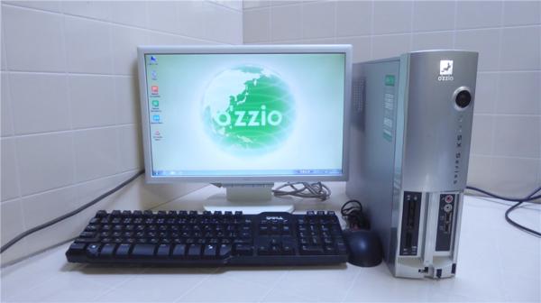 Win7済OZZIO　SX35550SDS　i3-550 デスクトップ19W液晶付