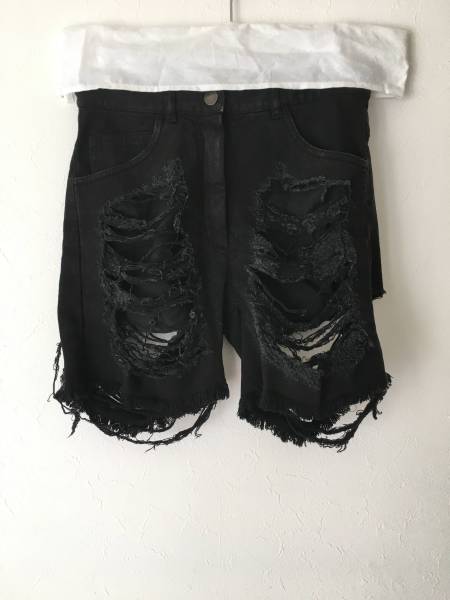 MartinMargielaクラッシュデニム黒マルタンマルジェラ白タグ