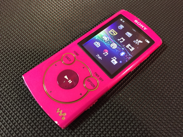SONY ウォークマン NW-S764 ピンク イヤホン付 中古品