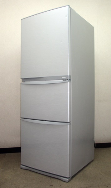 2013年製★東芝★一気冷凍/まんなか野菜室★340L冷蔵庫(6R93997)