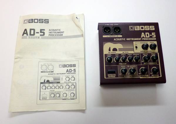 AD-5 BOSS Acoustic Instrument Processor ⁄ : - Boss | GUITAR