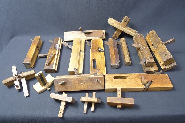 大工道具,鉋（かんな） | C138◇特殊鉋 18点 まとめ売り かんな 大工道具
