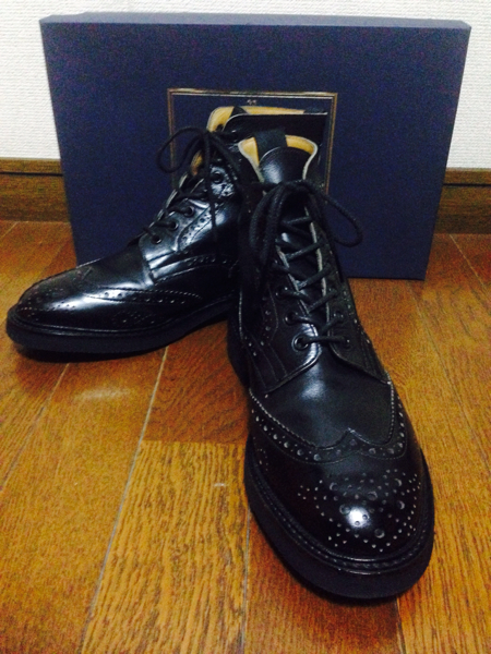 Tricker's トリッカーズ × ポールスミス カントリー ブーツ 7.5