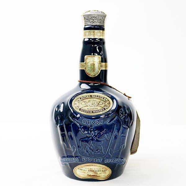☆古酒 ROYAL SALUTE（ロイヤルサルート） 21年 青陶器（重量1270g