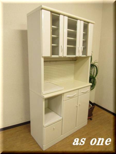 レンジボード スライド2枚扉 松田家具2枚スライド扉レンジボード 0125 