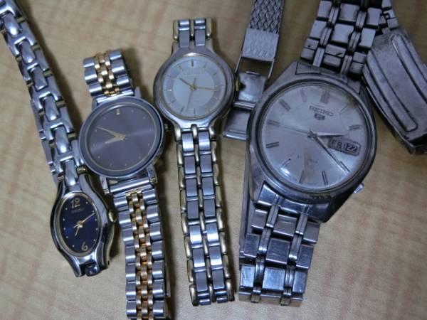 ジャンク品】SEIKO メンズ・レディース 9点まとめ売り♪