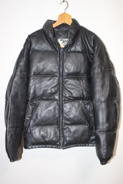 SCHOTT ショット 214D USD ラム レザー スリム ダウン ジャケット 40 USA アヴィレックス