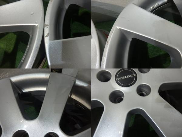 新品未使用品BORBET ボーベット17インチ 7J +35 PCD100 5穴 BORBET ボルベット typeCA ホイール 4本 7J-17 PCD112 5穴 +50 ハブ57