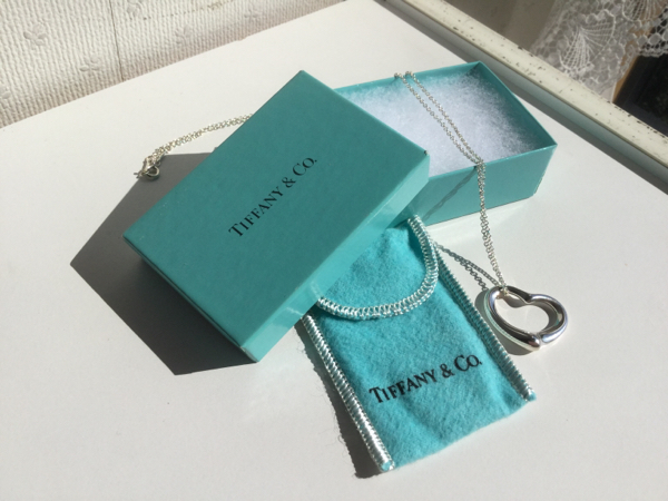 ショップ セール Tiffany&Co. オープンハートペンダント大サイズ 